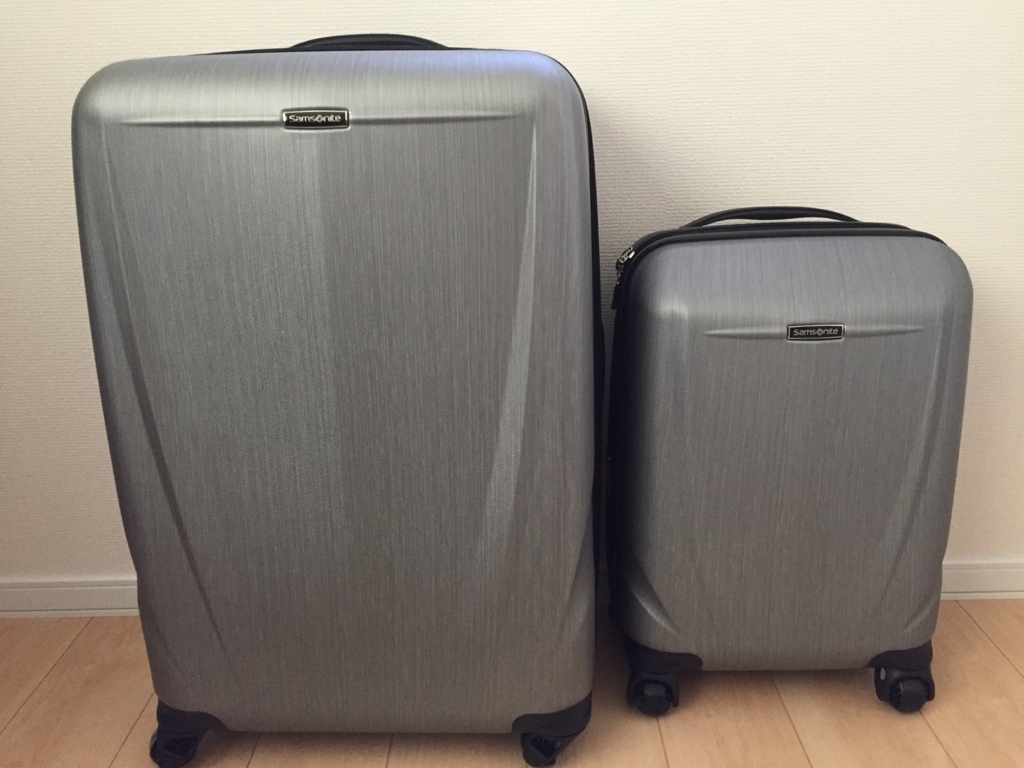 コストコのサムソナイトのスーツケース2個