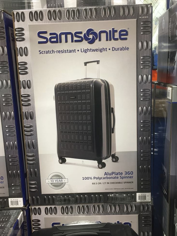 2018年2月にコストコで売られていたサムソナイトのスーツケースその２